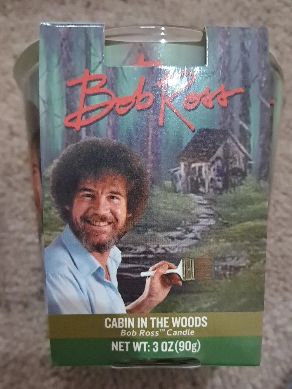 Bob Ross Mountain Retreat Bath & Body Candle - Green